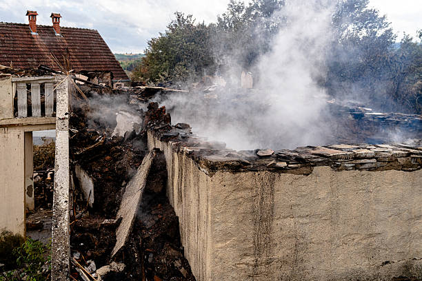 Professional Emergency Fire Cleanup technician working in Stafford, TX